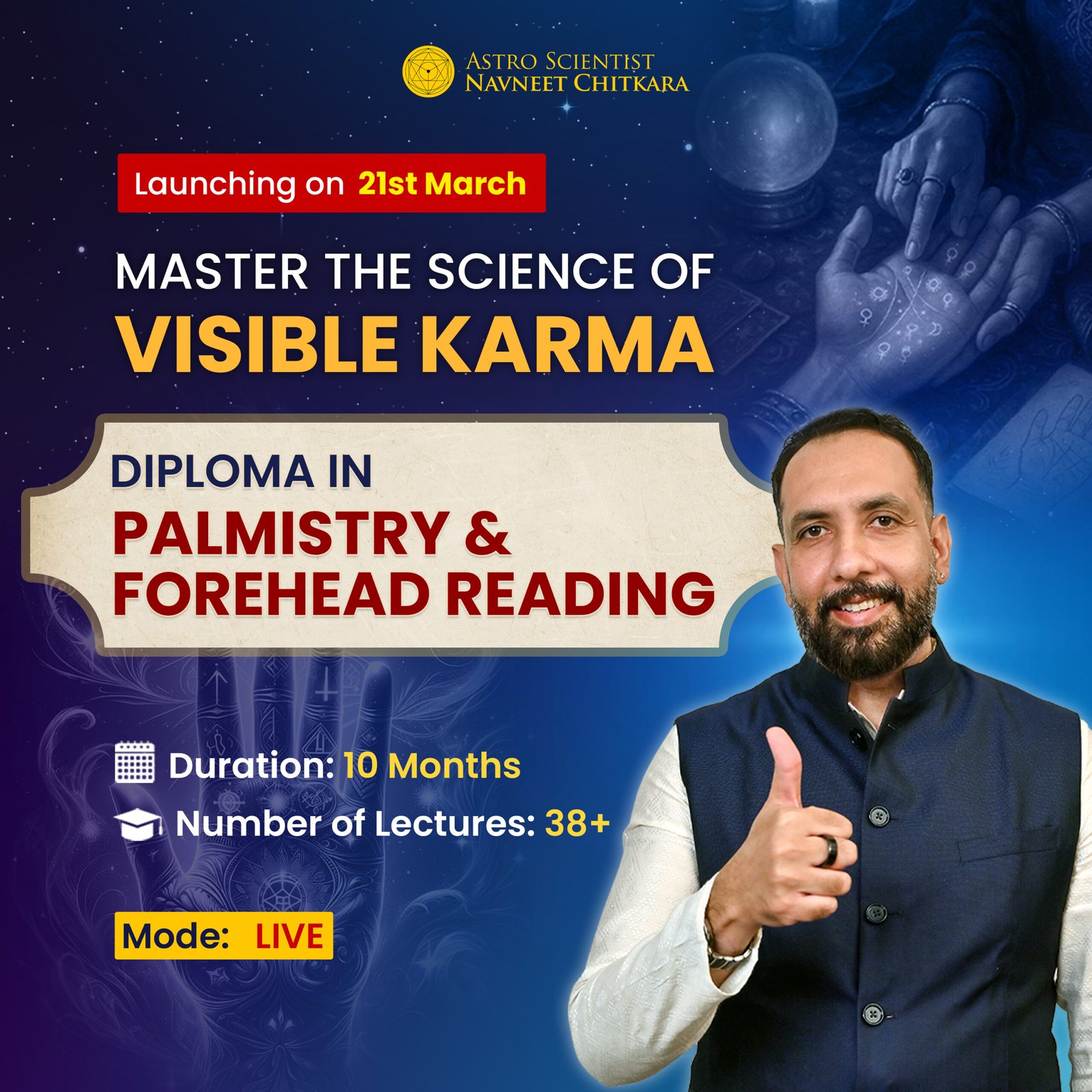 Palmistry and forehead reading